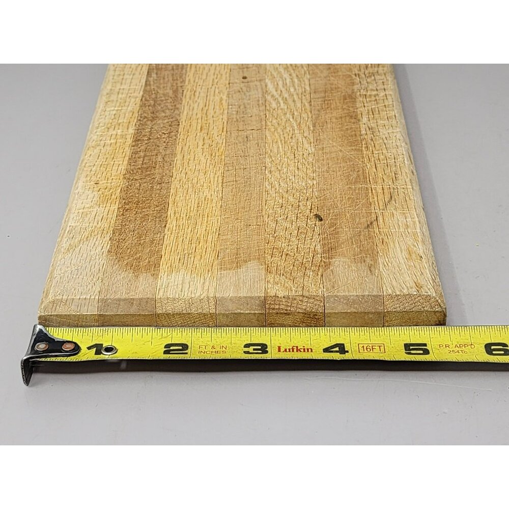 Rustic Wood Reversable Cutting Board‎  Rectangular Chopping Block - Picture 5 of 5